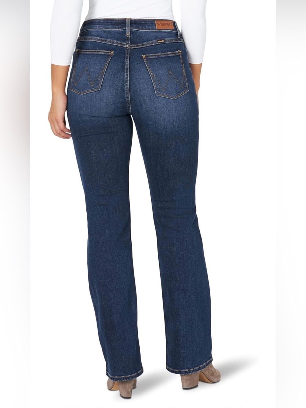 Wrangler High Rise True Straight Fit Jean Stockton Blue NWT Size 10